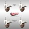 Service Caster 3 Inch 316SS High Temp Glass Filled Nylon 12mm Stem Caster Set Lock Brake SCC-SS316TSTTL20S314-GFNSHT-M1215-4 - alternate 3